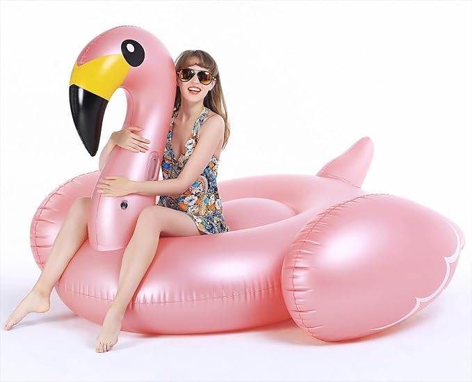Flotador Inflable para Piscina Jasonwell JX-PF-FJFLG Flamingo Rosado