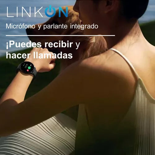 Reloj Inteligente Linkon Smartwatch Dorado