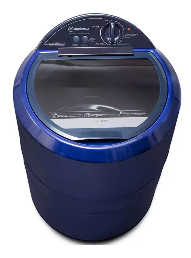 Lavadora Semiautomática Carga Superior Mademsa Twister 5300 Azul 4 Kg