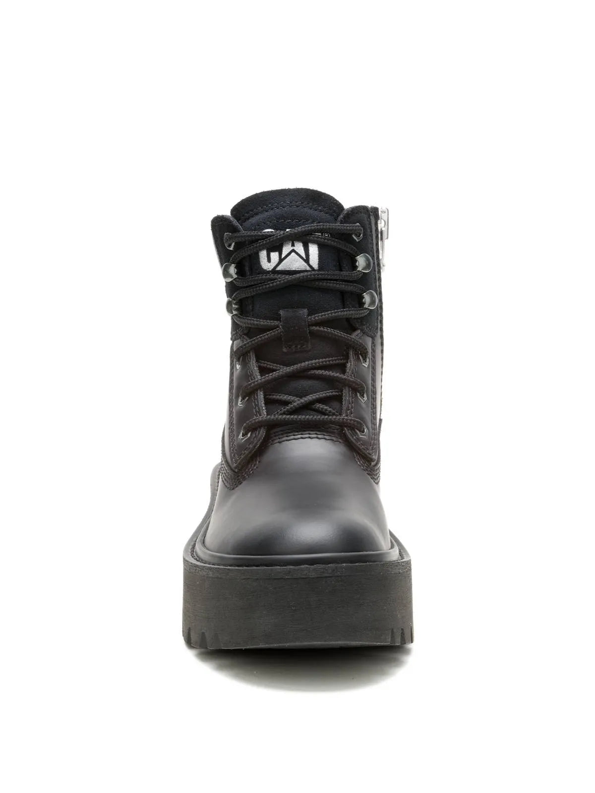 Botin Cat Colorado Max Ws6 Zip Negro 39 Femenino