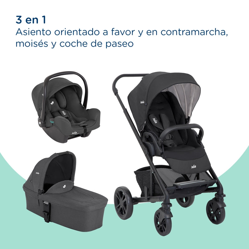 Coche Joie Chrome Trio Ember Gris Oscuro
