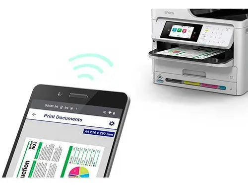 Impresora Multifuncional Tinta Continua WiFi Direct Epson Pro WF-C5810 Blanco