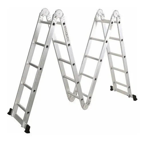 Escalera Multipropósito Igpro Fabricada Con Aluminio Alta Calidad 4x3 10.5 Kilos