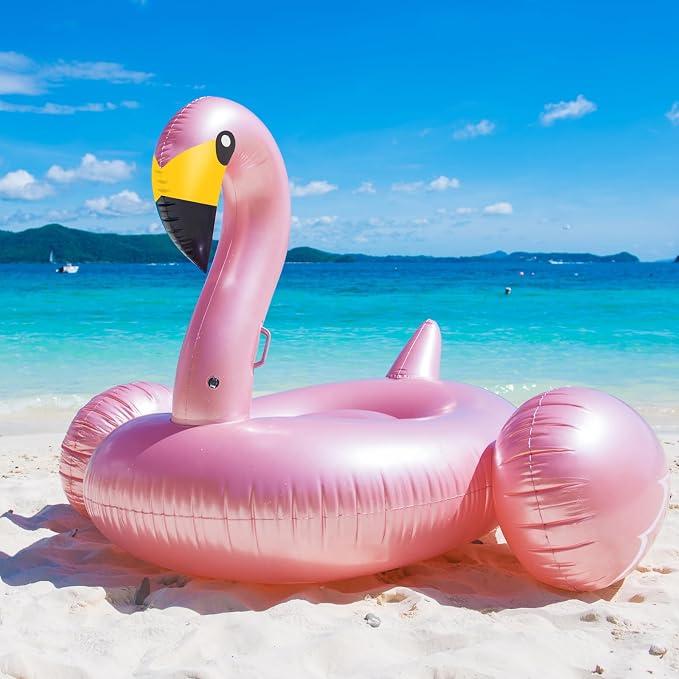 Flotador Inflable para Piscina Jasonwell JX-PF-FJFLG Flamingo Rosado