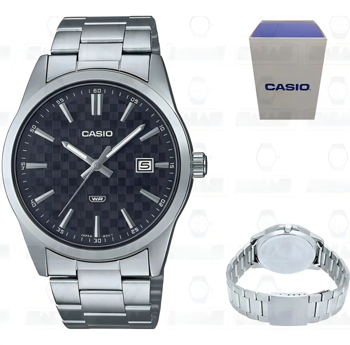 Reloj Casio MTP-VD03B de Acero Inoxidable para Hombre