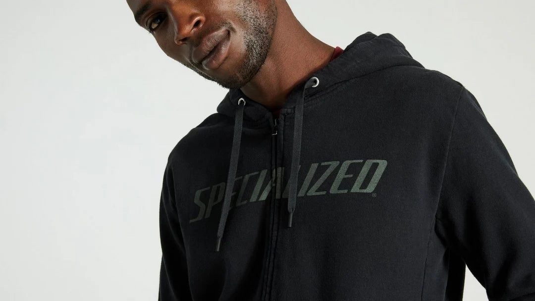 Zip-Up Hoodie Specialized Legacy Wordmark Negro talla M
