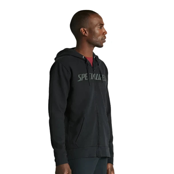 Zip-Up Hoodie Specialized Legacy Wordmark Negro talla M