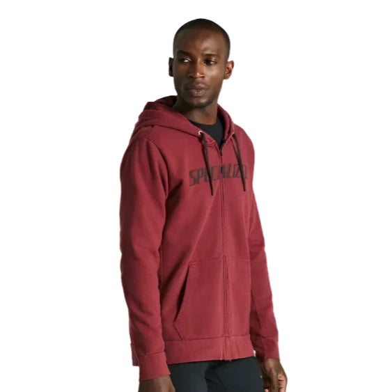 Zip-Up Hoodie Specialized Legacy Wordmark Marron talla XL