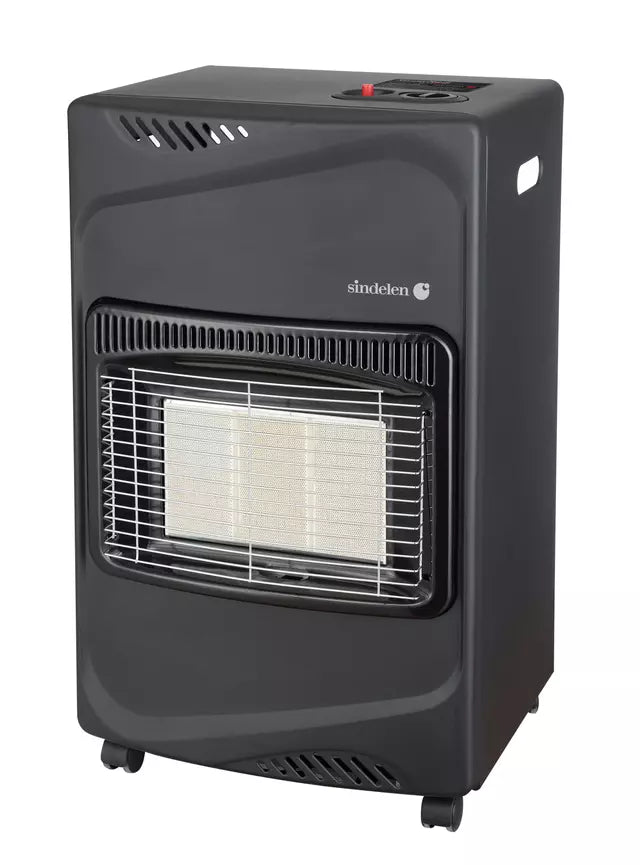 Estufa A Gas Infrarroja Sindelen Sr-6250ng Negro 4.2kw