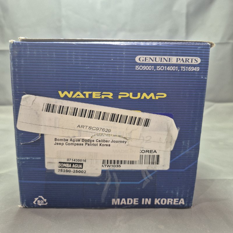 Bomba De Agua Atc Dodge Caliber Journey Jeep Compass Patriot Korea