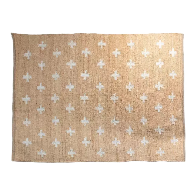 Alfombra Form Design Cruces Natural Con Blanco Yute Yute 200x300cm