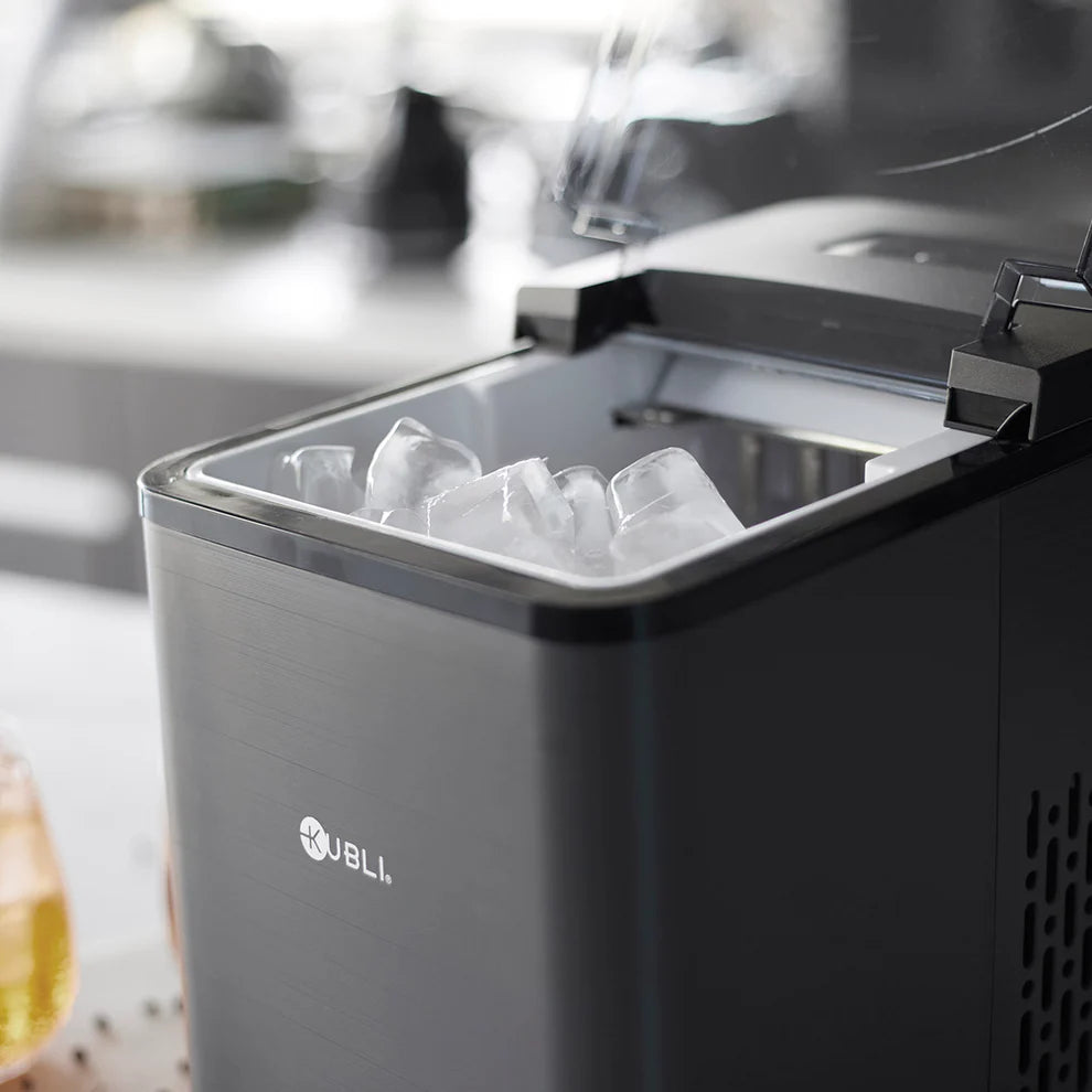 Maquina De Hielo Sobre Cubierta Kitchen Center Kubli Gris 1.8 Lts