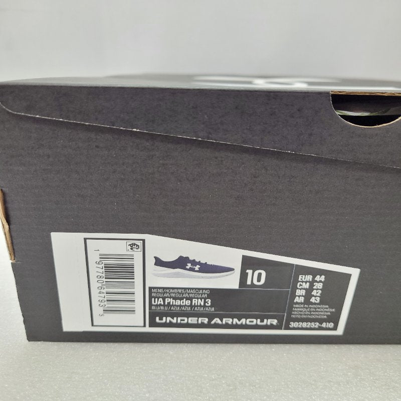 Zapatillas Deportiva Under Armour Ua Phade Rn 3 Azul Eur 44 Masculino