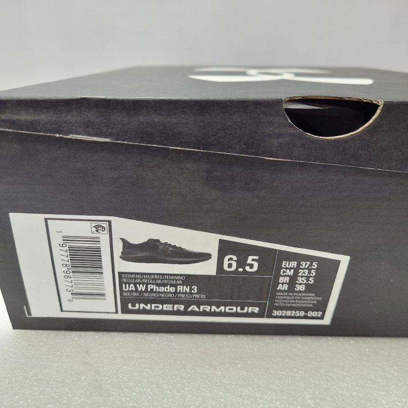 Zapatillas Deportivas Under Armour Ua W Phade Rn 3 Negro Eur 73.5 Unisex
