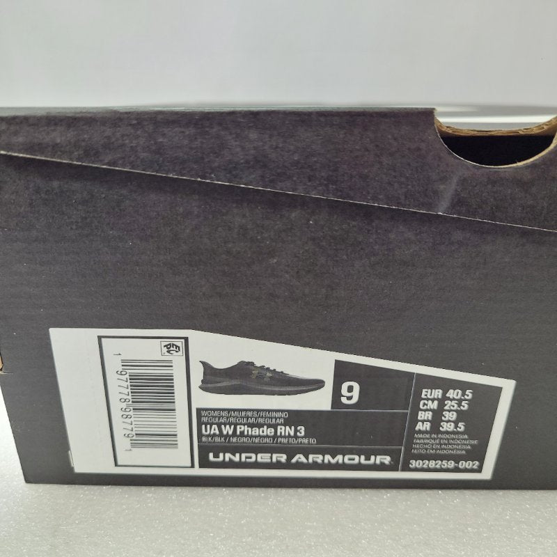 Zapatillas Deportivas Under Armour Ua W Phade Rn 3 Negro Unisex Talla 40.5