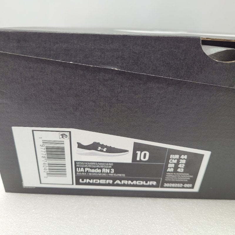Zapatillas Deportivas Under Armour Ua Phade Rn 3 Negro