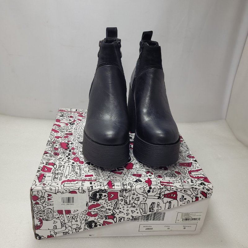 Botin  Plataforma Gotta 25630 Negro 35