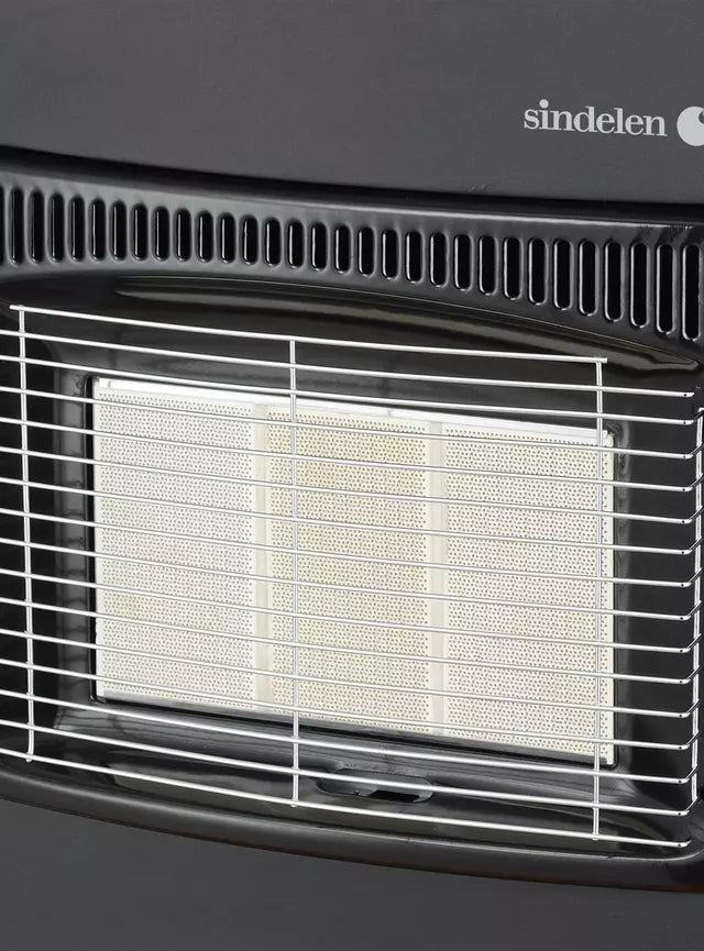 Estufa A Gas Infrarroja Sindelen Sr-6250ng Negro 4.2kw