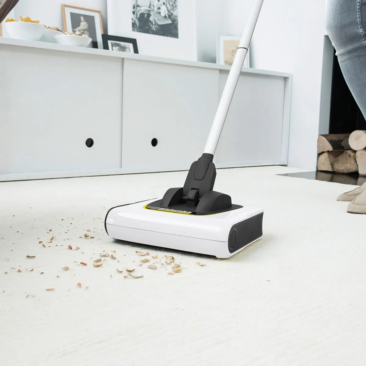 Escoba Electrica Inalambrica Karcher Kb5 Blanco