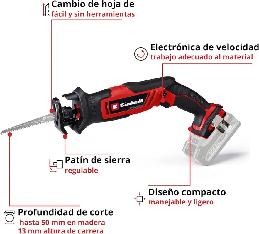 Sierra De Sable Inalambrica Einhell Te-Ap 18/13 Li-Solo
