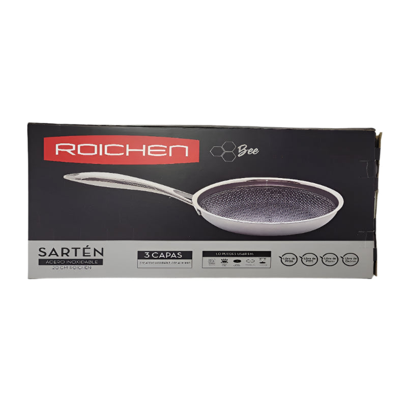 Sarten Roichen Acero Inoxidable  De Aluminio 20 Cm