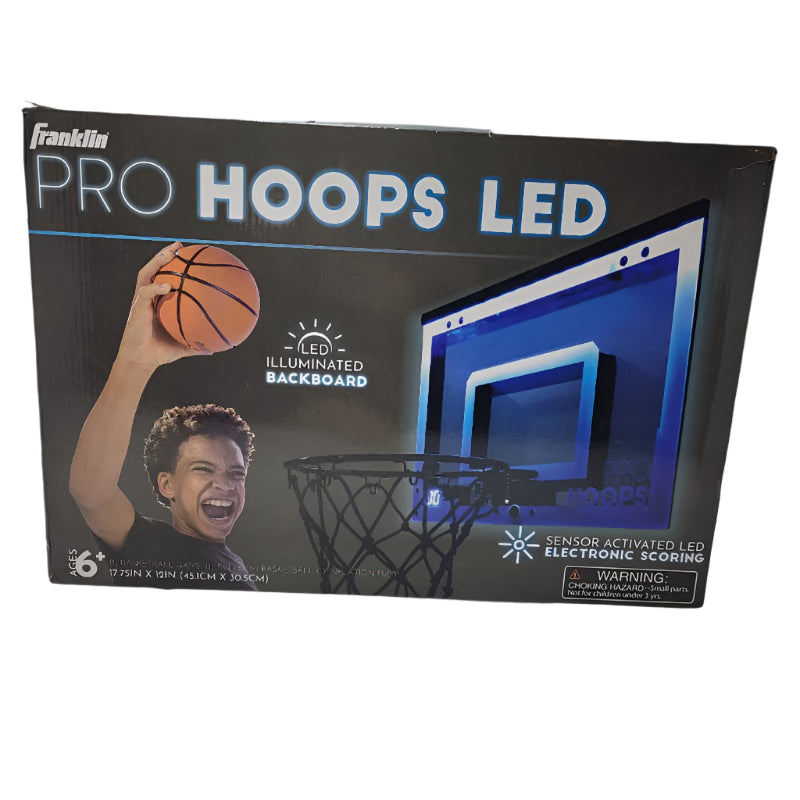 Tablero Basketball Luces Led 46x30cm Franklin Pro Hoopa Led