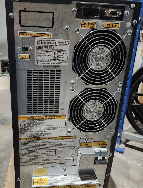DPS Flexipower Series Inform 10kVA - 1 Fase In - 1 Fase Out, 3KVA-10KVA,Negro
