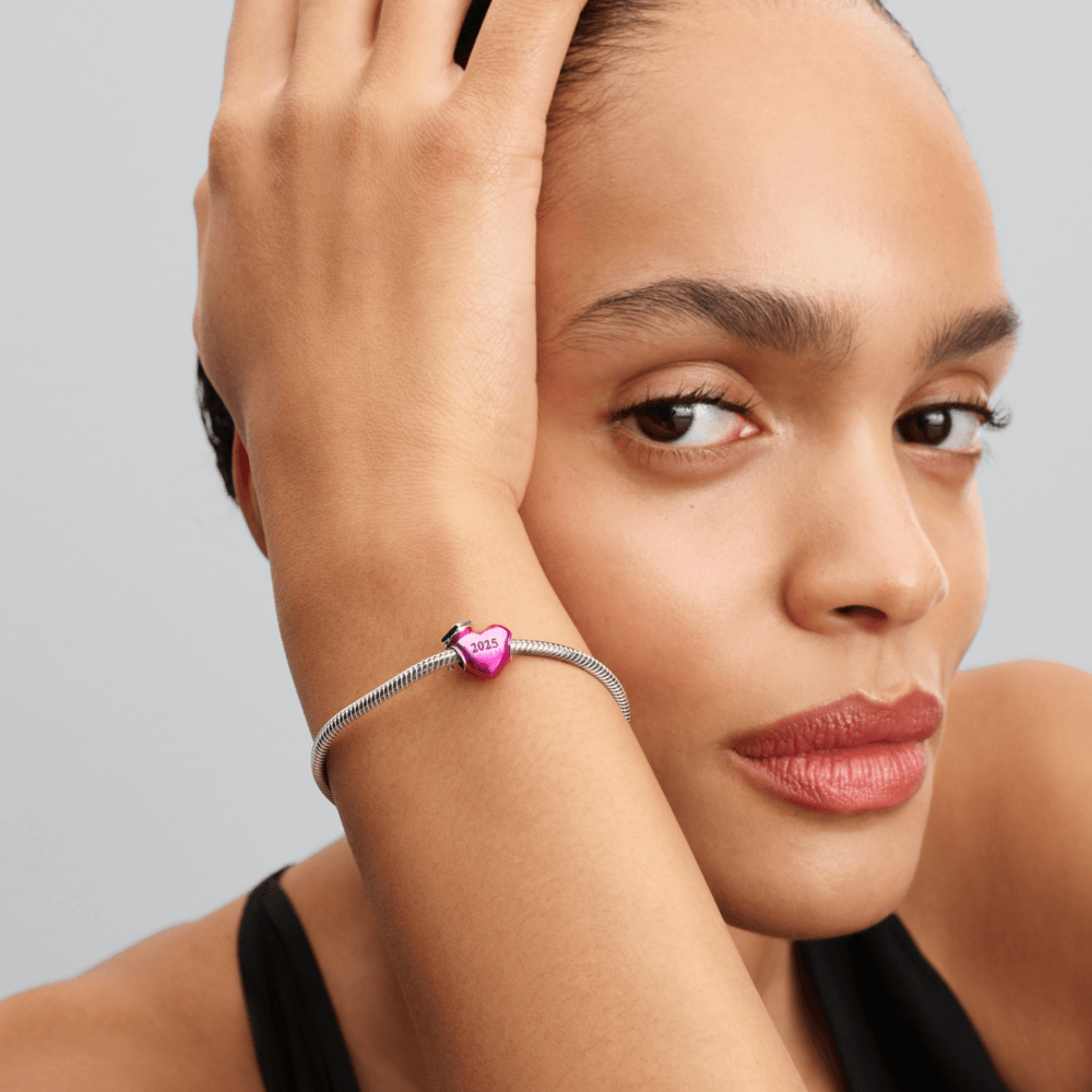 Charm Corazon Y Graduacion 2025 Pandora Rosa T/U