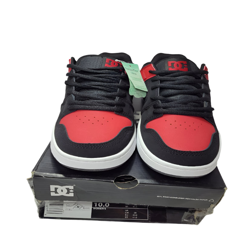 Zapatilla Dc Manteca 4/ Adys100765 Rojo/Negro Eur 43 Masculino