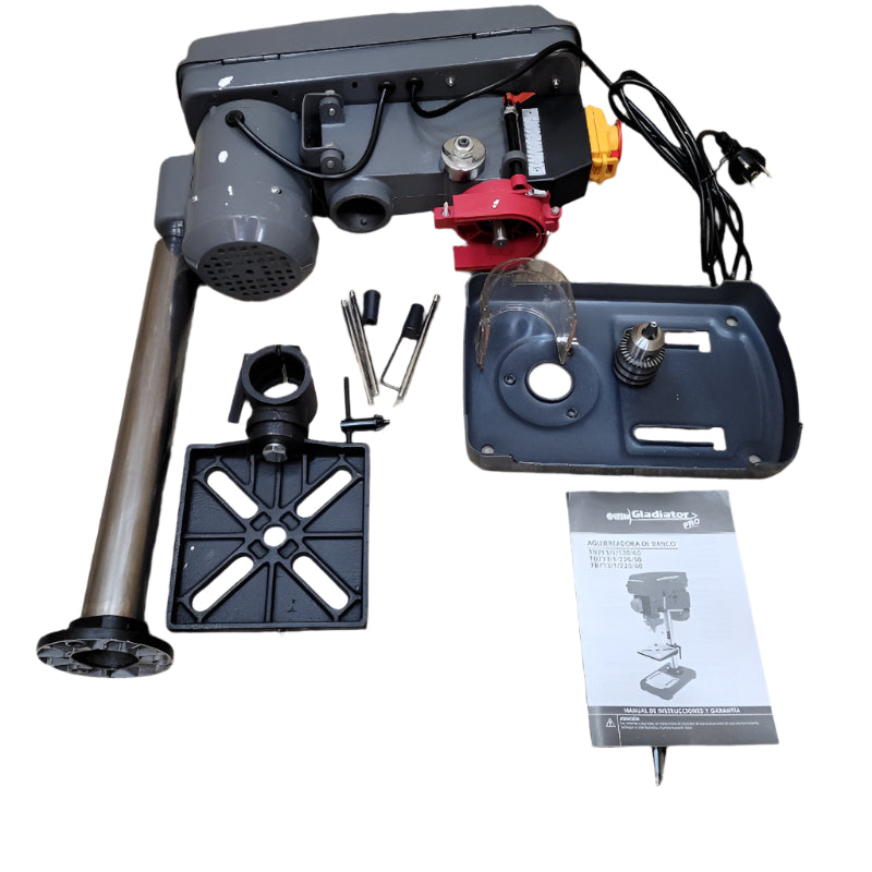 Agujereadora De Banco Profesional 250w 13mm Gladiator Pro Tb 713/1/220/60