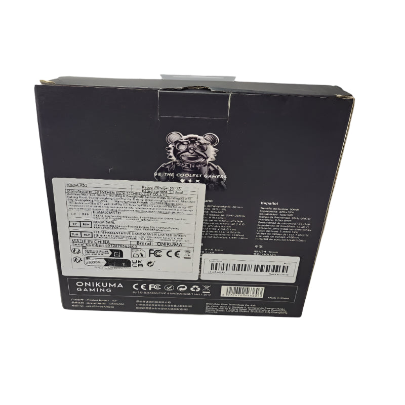 Audifonos Gamer Con Microfono Onikuma X31 Negro