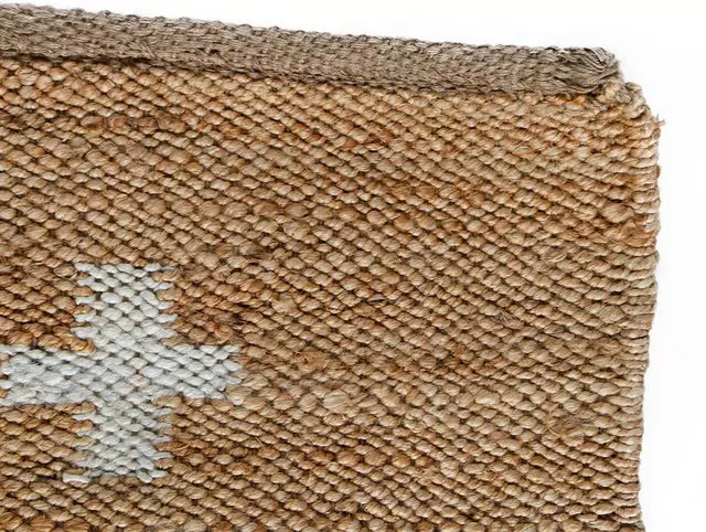 Alfombra Form Design Cruces Natural Con Blanco Yute Yute 200x300cm