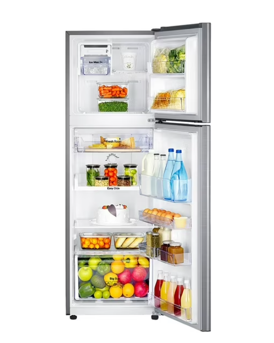 REFRIGERADOR TOP MOUNT NO FROST SAMSUNG RT25FARADS8 PLATEADO 261 LTRS