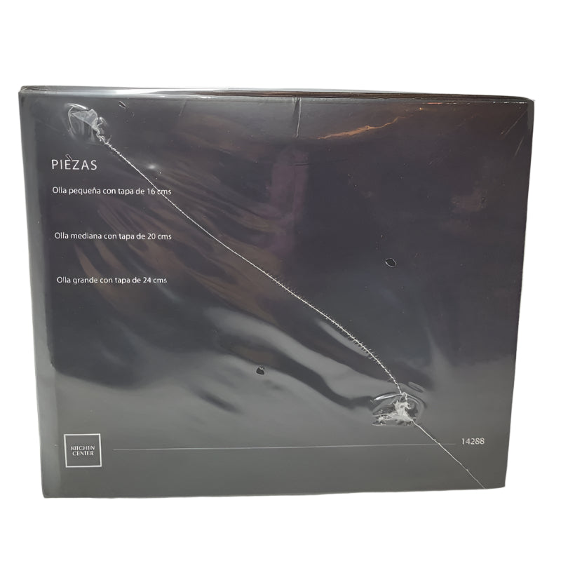 Bateria 6 Piezas Simple Cook Kitchen Center Lyon Metal
