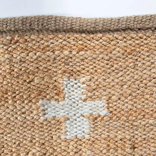 Alfombra Form Design Cruces Natural Con Blanco Yute Yute 200x300cm