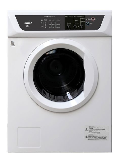 Secadora Frontal Mabe Sem101bdby Blanco 10kg