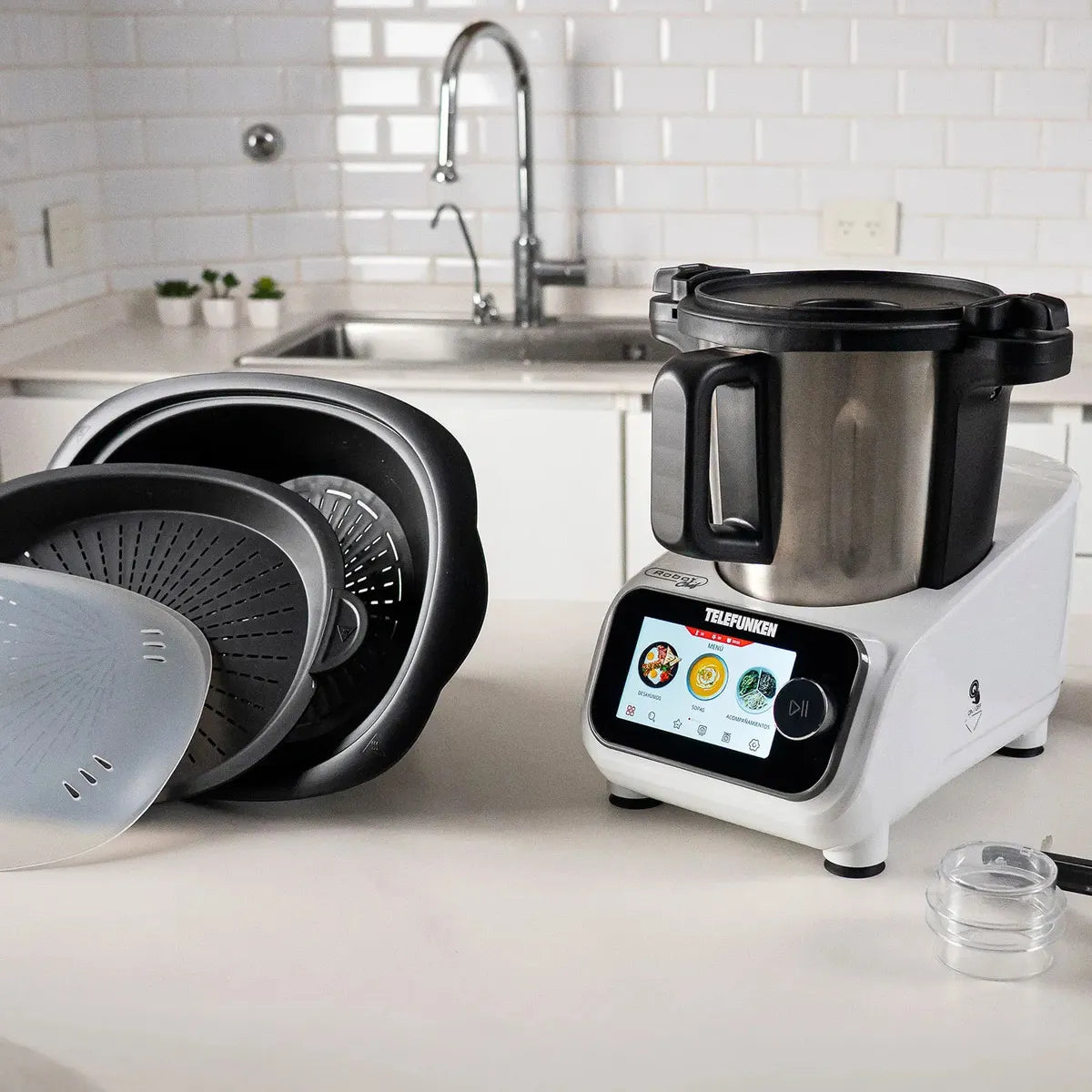 Robot de Cocina Telefunken Robot Chef 3.5 Litros Blanco