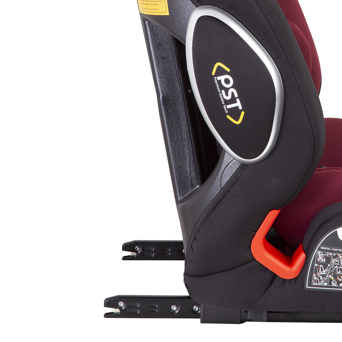 Silla de Auto Butaca Bewell Sx Isofix Roja Bebesit Bw02-Tt