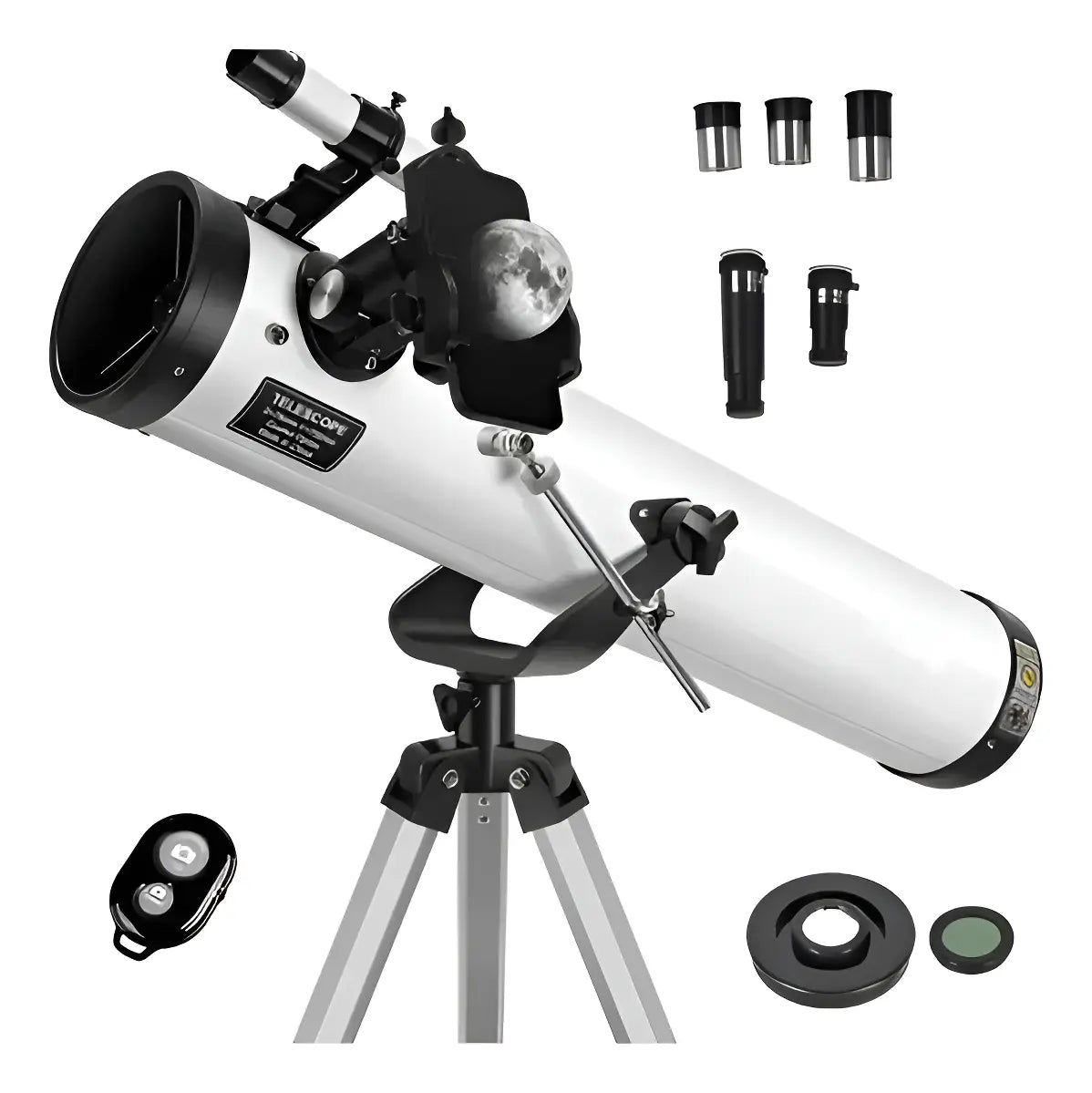 Reflector Telescopio F70076 Gris