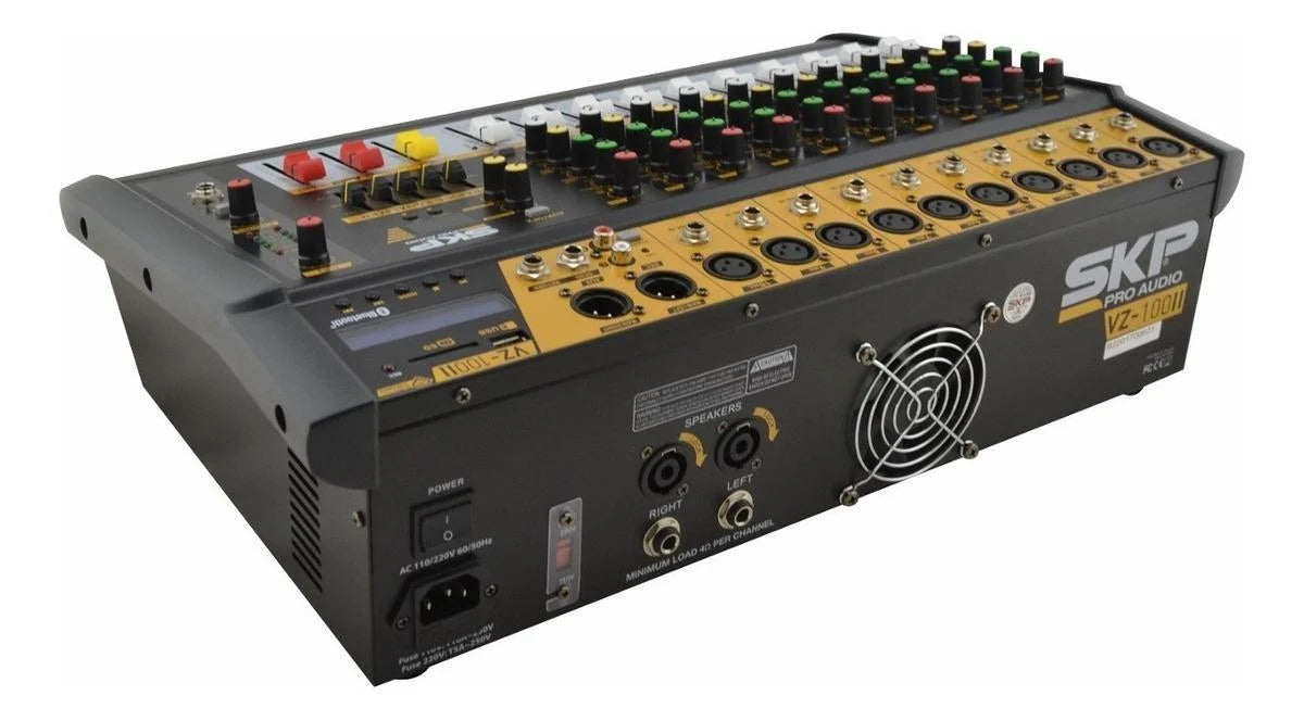 POWERED MIXER SKP PRO AUDIO VZ-100II NEGRO 2000W