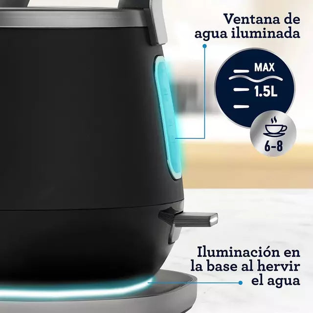 Hervidor Eléctrico Premium Oster Bvstkt4510b Gris 1.5L