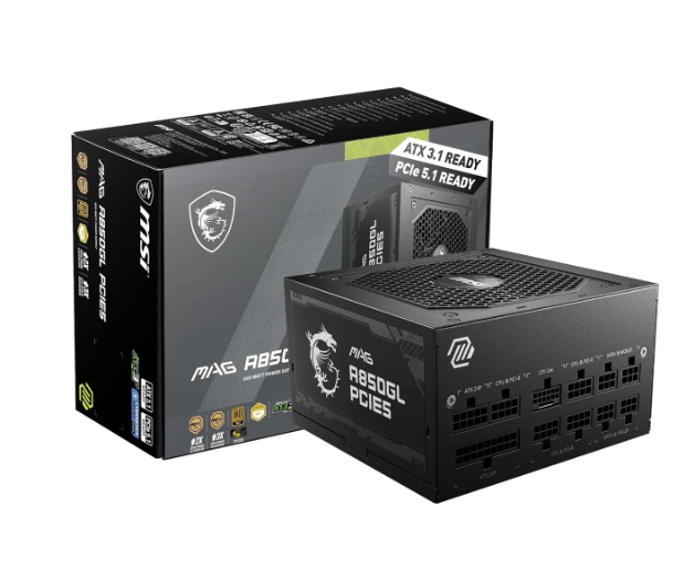Fuente De Alimentación 850w Msi Mag A850gl Pcie5