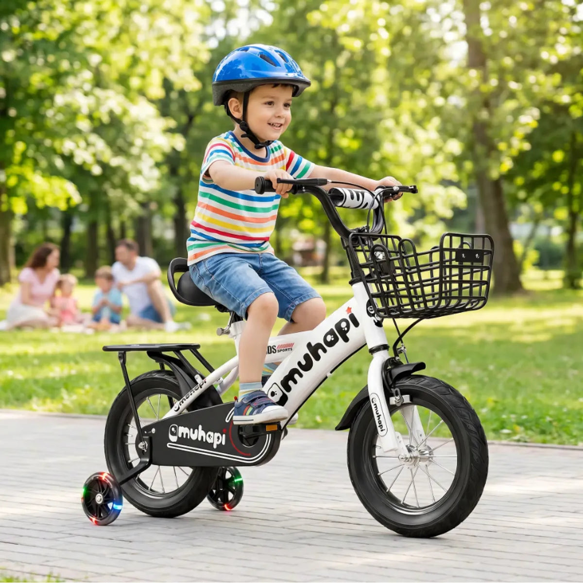 Bicicleta Infantil Bicimoto Homer Outdoor Aro 14, Blanco