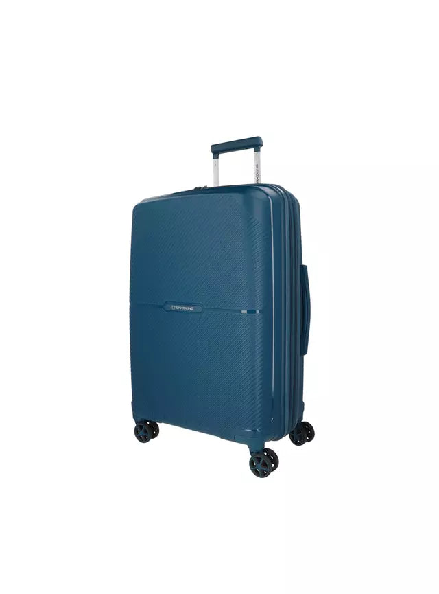 Maleta Saxoline Nickel Azul 62 Litros, 3.4 kilos, 67x46x26 cm, talla M