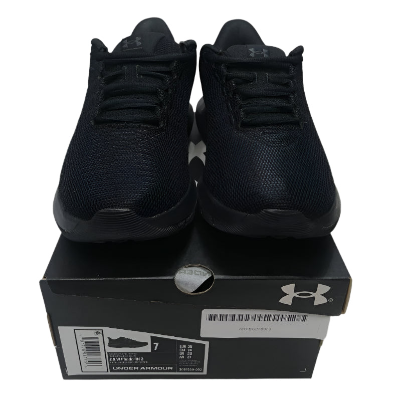 Zapatillas Femeninas Under Armour Ua W Phade Rn 3 Negro Eur 38