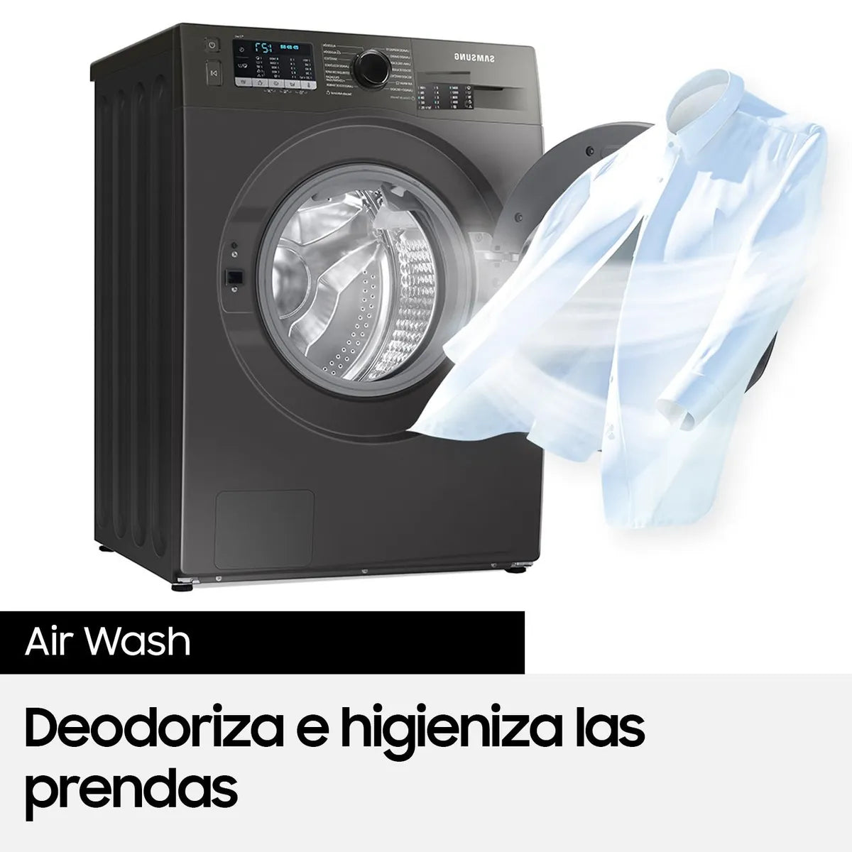 Lavadora Secadora Samsung WD22T6500GV 22/13 kg Negro