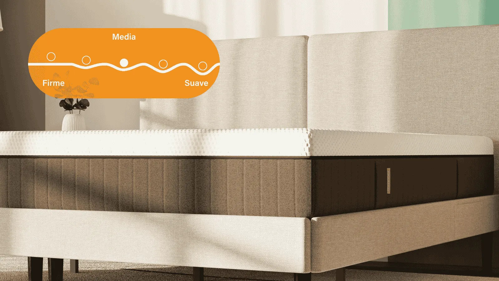 Colchon 2 Plazas Emma Hybrid V2r Blanco 150x190x25cm