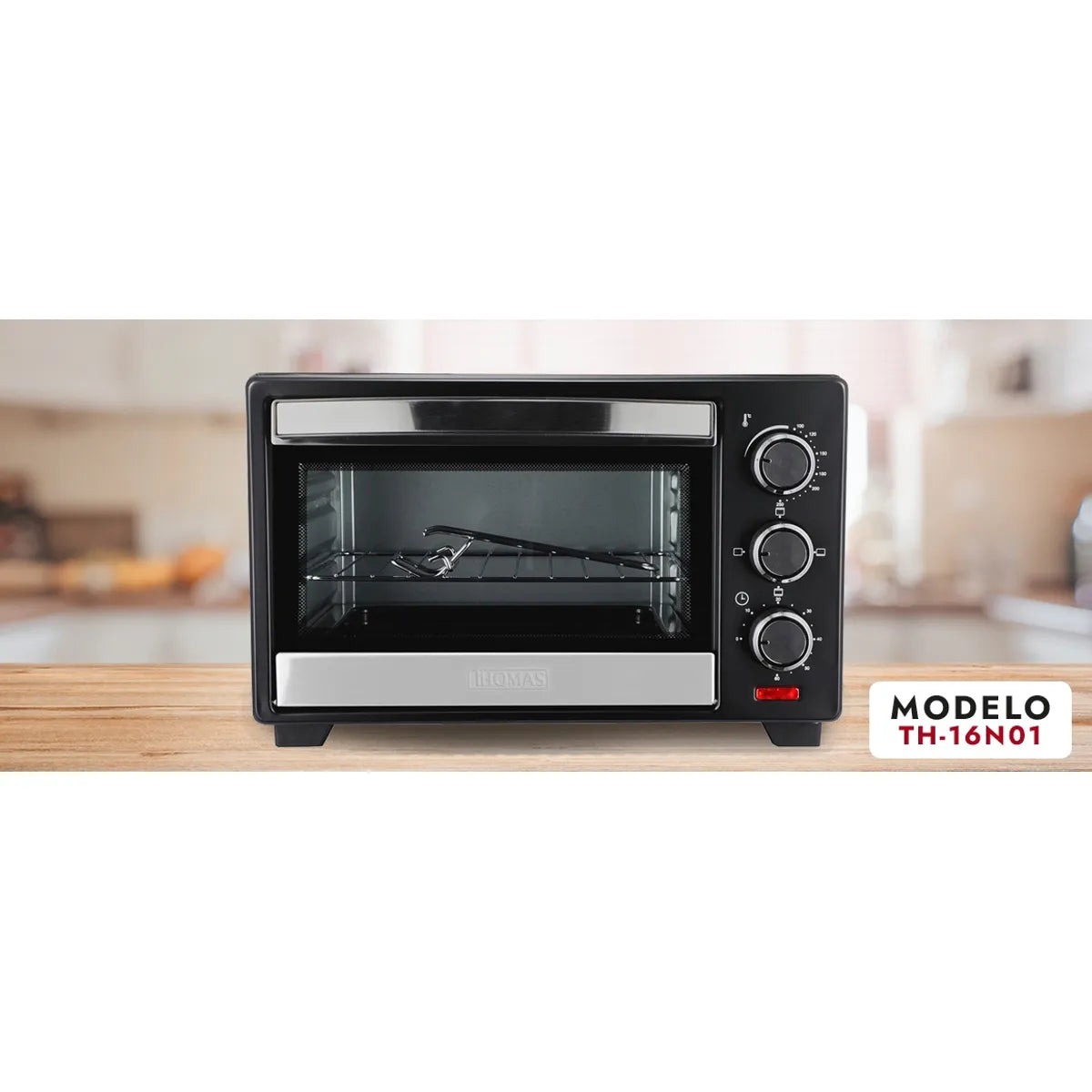 Horno Eléctrico Thomas TH-16N01 16 Litros Negro