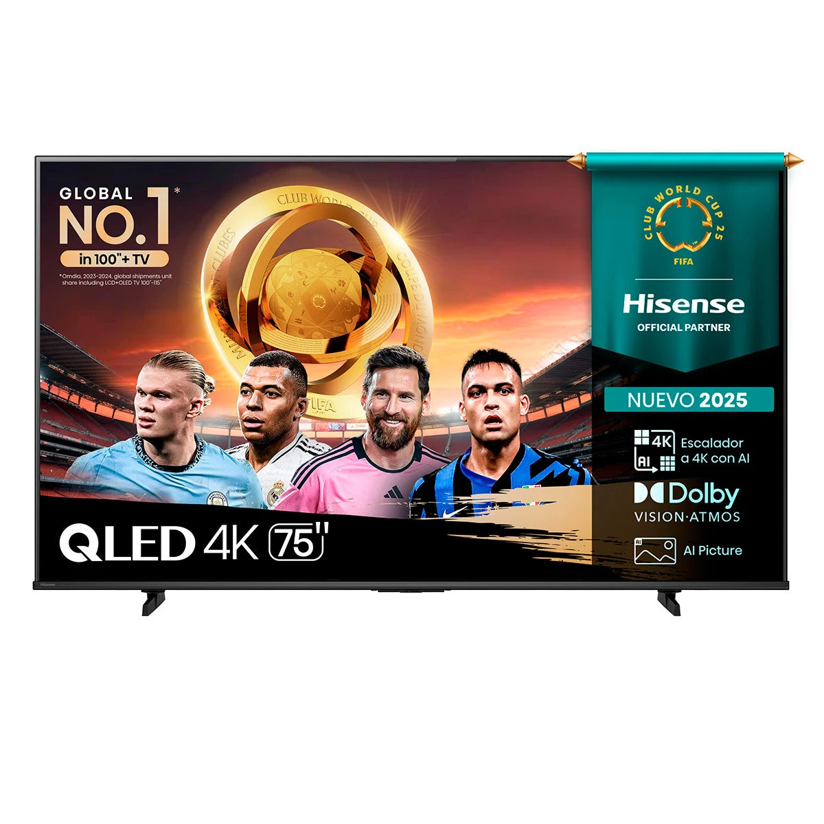 Smart TV Hisense 75Q6QV 75" QLED 4K