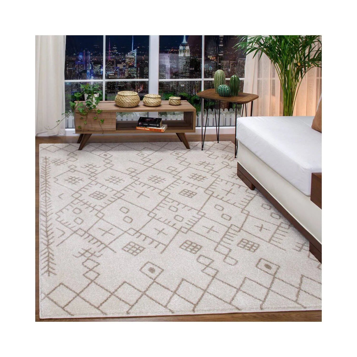 Alfombra Modalfo Florida Cream / Beige 160x230cm